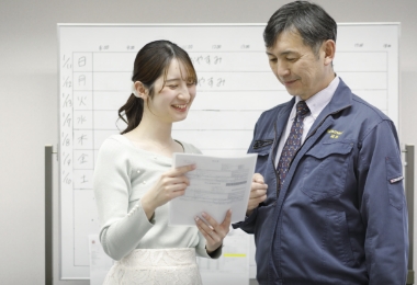 上司との会話シーン